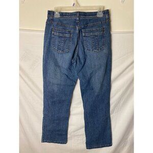 RIDER STRETCH JEANS WOMENS SIZE 10 STRAIGHT LEG CLASSIC